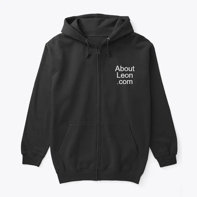 AboutLeon.com Zip Up Hoodie Unisex